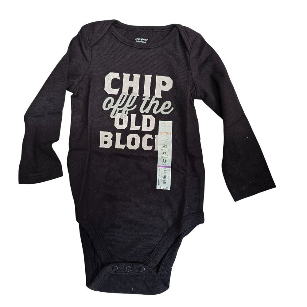 Jumping Beans Baby Basics Chip Off The Old Block 24M Bodysuit Jj429